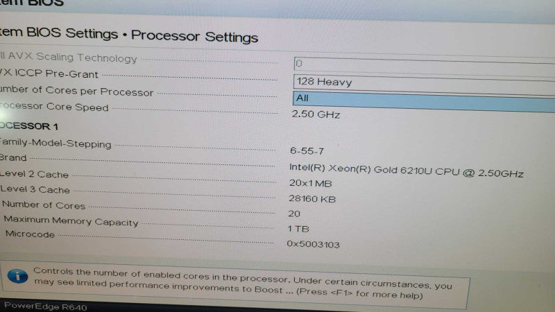 Dell PE R640 - Xeon Gold 6210U | 16GB RAM | NO HDD | PERC H740P Mini %