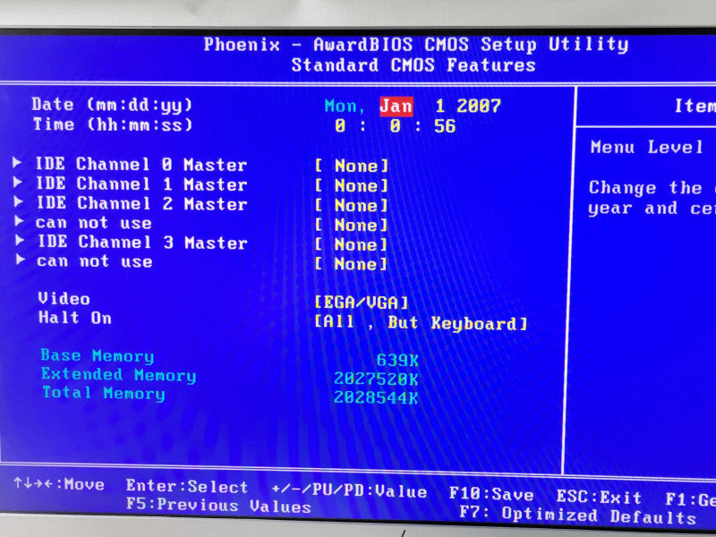 Boxer2 TF-AEC-6940-B1-1010 C2D 2.53GHz CPU, 160GB HDD _