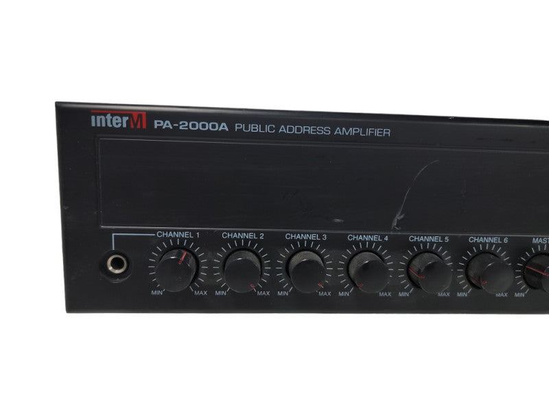 InterM PA-2000 6 Channel 5-Band EQ Public Address Amplifier| Read please