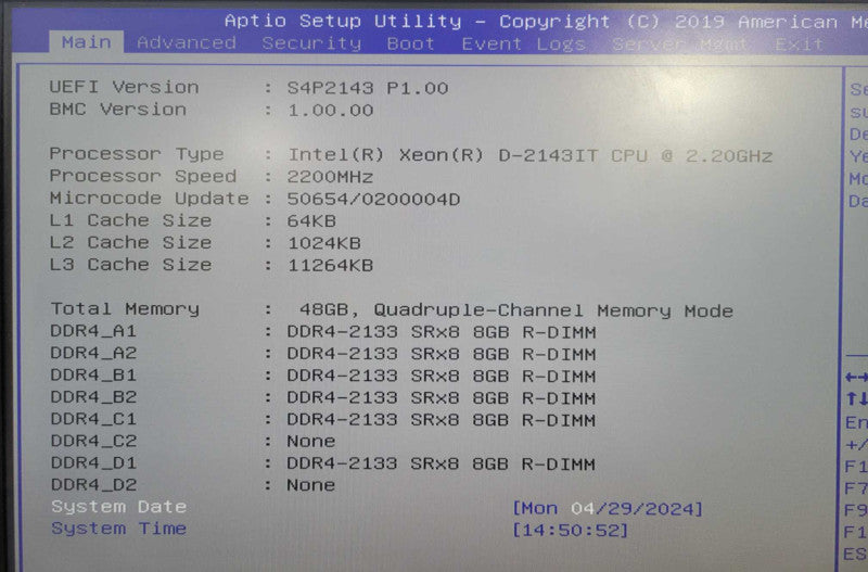 Datto Siris 4 1U NAS | Xeon D-2143IT @ 2.20GHz 48GB DDR4 | 2x PSU !