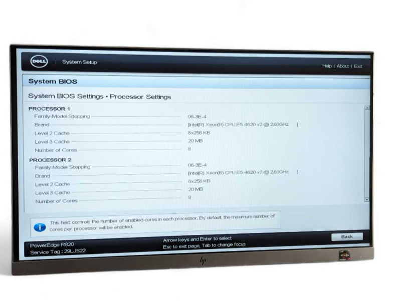 DELL PowerEdge R820 2x Intel Xeon E5-4620 v2 @2.60Ghz, 512GB RAM, H710P RAID  -