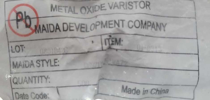 New Metal Oxide Varistor 500 PCs  _
