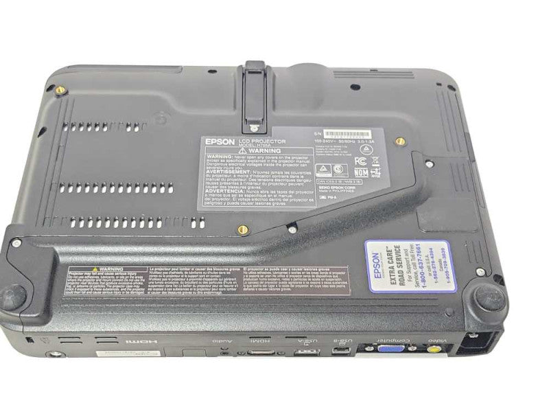 Epson PowerLite 1780W 0 Lamp Hours projector with Remote/Bag/Cables, read _