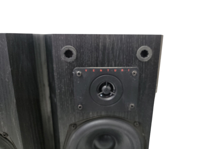 2x BIC Venturi v52 Bookshelf Pair Speakers, Black, TESTED WORKING