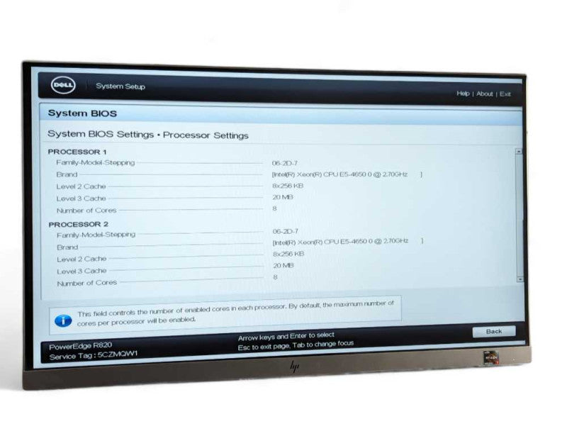 DELL PowerEdge R820 2x Intel Xeon E5-4650 0 @ 2.70Ghz, 256GB RAM  -