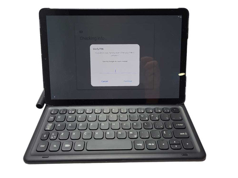 Samsung Galaxy Tab S4 Tablet Black 64GB WIFI w/Keyboard Case READ $
