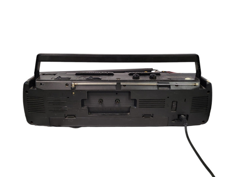 GE Stereo Radio Dual Cassette Tape Deck Recorder AM/FM 3-5635A