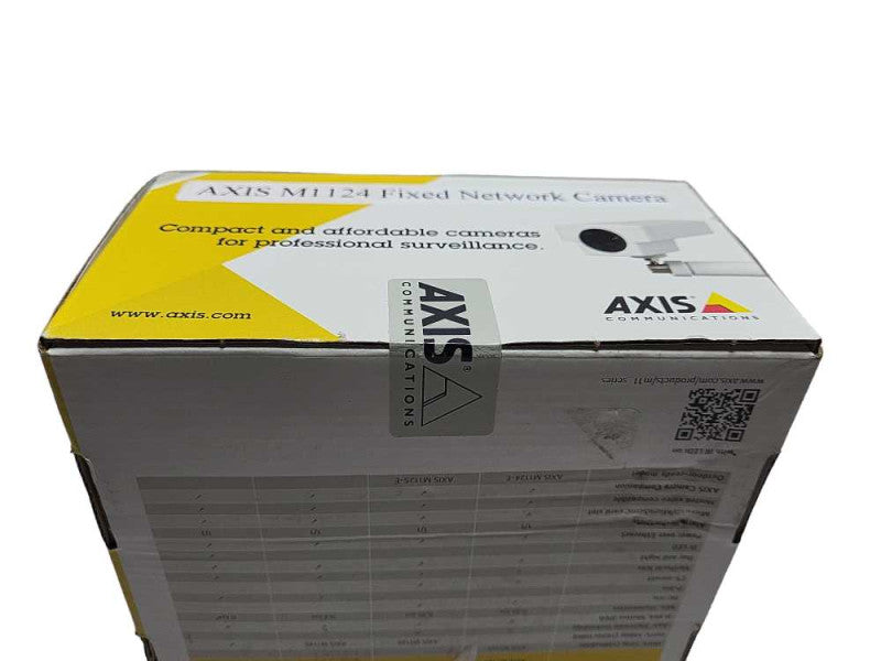 New AXIS M1124 720P Network Surveillance Camera POE Fixed IP Security Camera  $