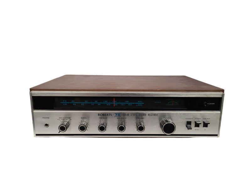 Roberts Electronics 76 Solid State Stereo Receiver, READ