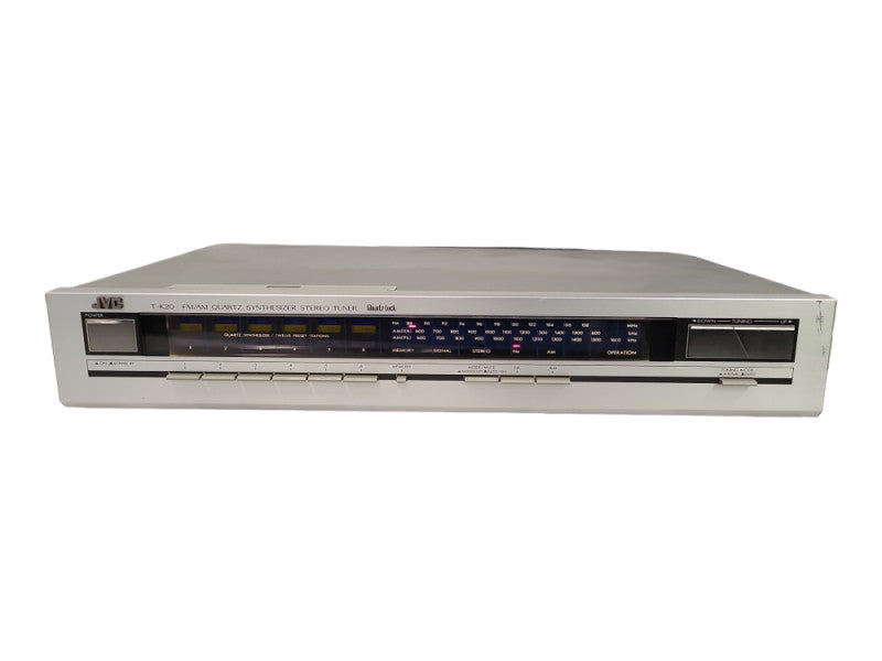 JVC T-K20 FM/AM QUARTZ SYNTHESIZER STEREO TUNER, READ