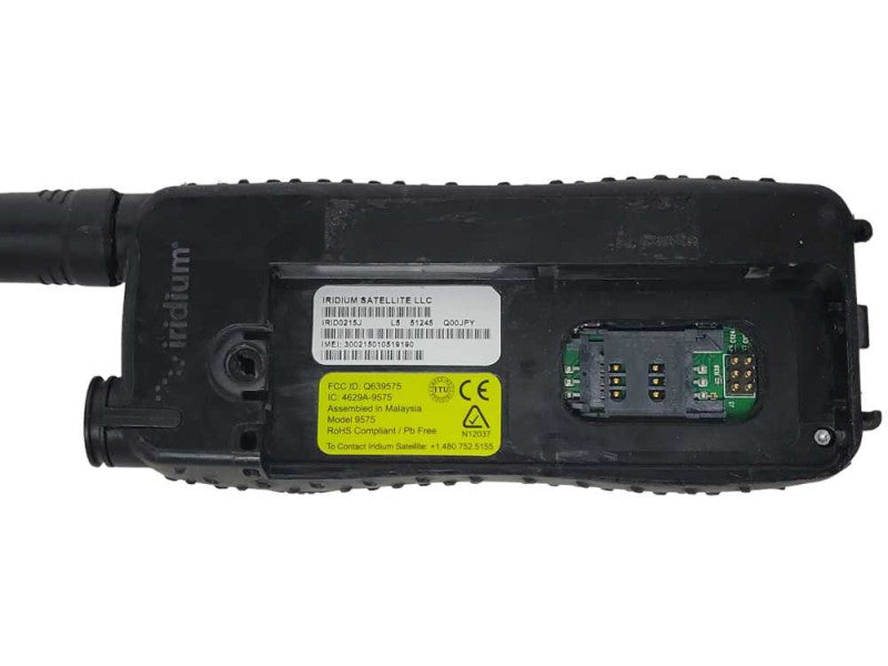 Iridium Extreme 9575 Satellite Black Handheld Wireless Phone, read Q_
