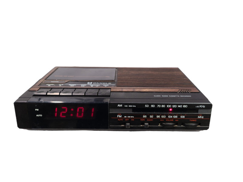 Candle JCR876, Clock Radio Cassette Recorder, READ