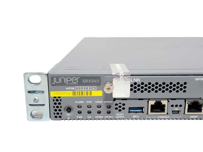 Juniper SRX345-SYS-JE-2AC Gateway Firewall security appliance, 2x PSU _