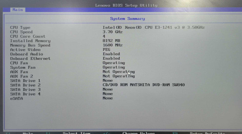 Lenovo ThinkStation P300 | Xeon E3-1241 v3 @ 3.50GHz 8GB Ram Quadro K2200 !