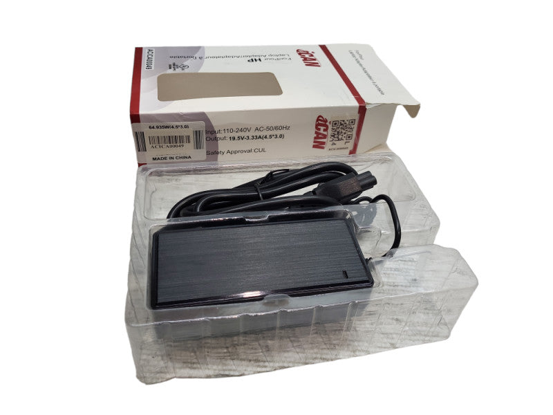 45W HP Laptop Adapter 19.5V 3.33A iCan Blue Tip &