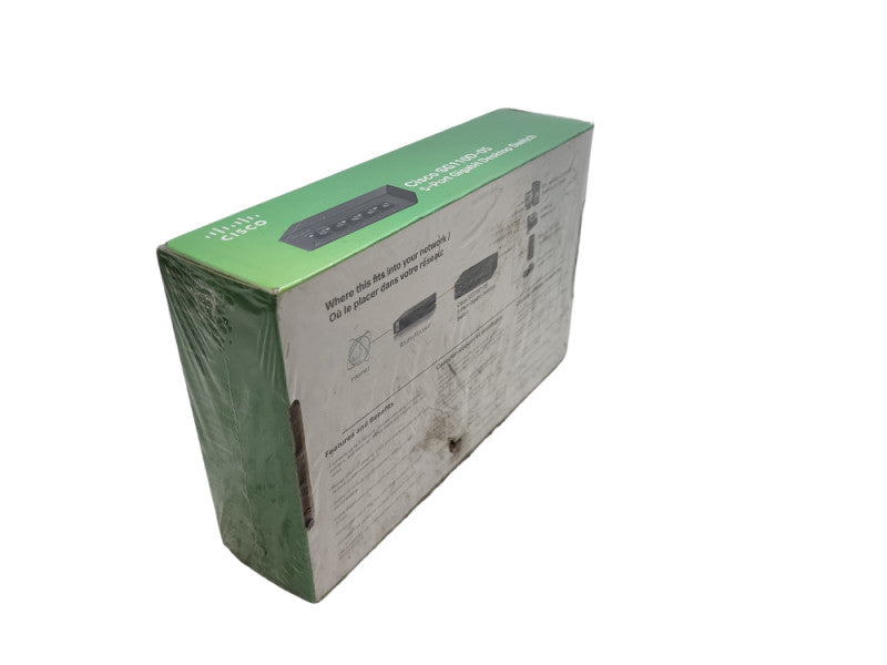 Cisco Small Business 5-Port GigaBit Desktop Switch SG100D-05 &