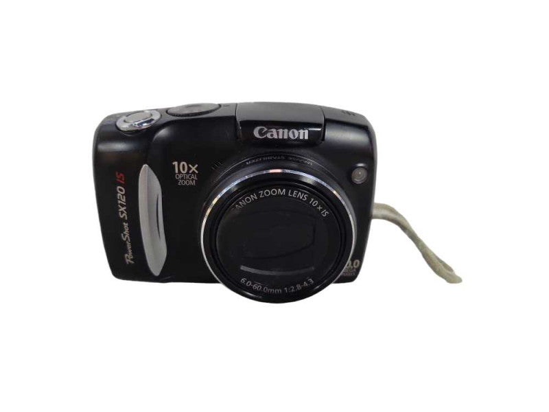 CANON POWERSHOT SX 120 IS Digital Camera 12.1MP 10X Optical Zoom Black !