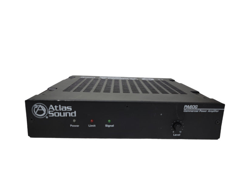 Atlas Sound PA60G Commercial Power Amplifier with Power Cord