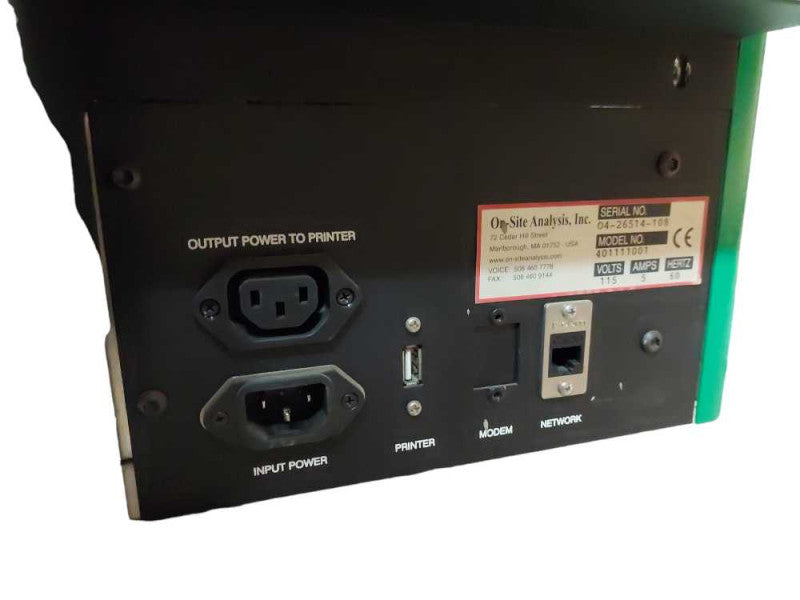On Site Oil Analyser Machine Model: 401111001- 115Volts 5Amps 60Hertz (Parts) =