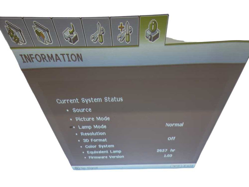 BENQ MW843UST PROJECTOR ULTRA SHORT THROW 3000 LUMENS HD HDMI 2657hrs (