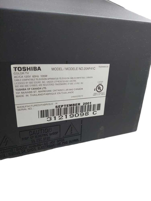 Toshiba CRT 20\\" TV Model: 20AF41C & Double Dragon Fight Arcade Stick  =