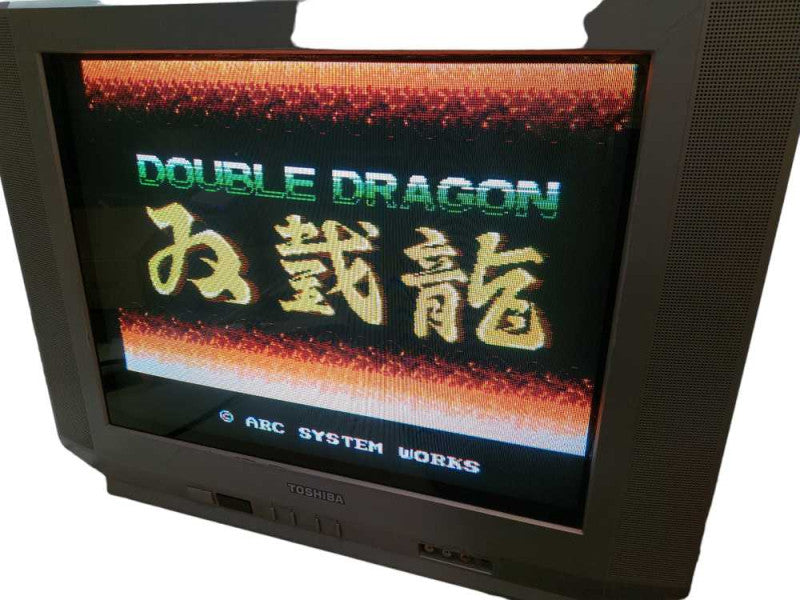 Toshiba CRT 20\\" TV Model: 20AF41C & Double Dragon Fight Arcade Stick  =