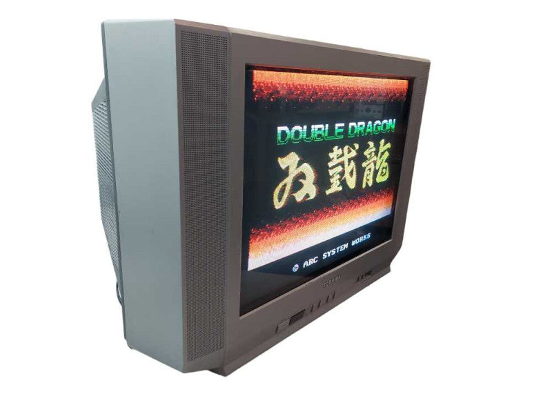 Toshiba CRT 20\\" TV Model: 20AF41C & Double Dragon Fight Arcade Stick  =