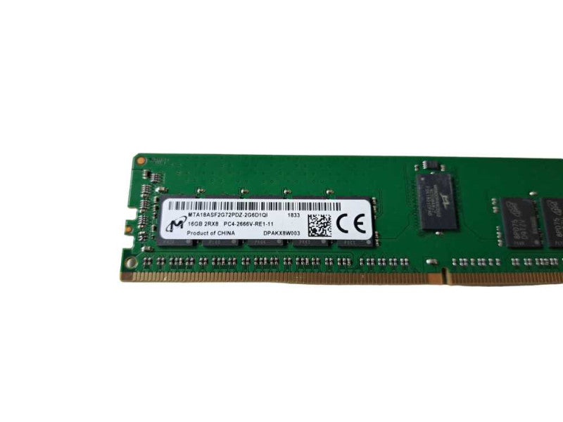 Micron 16GB 2RX8 PC4-2666V-RE1 | DDR4 Server Memory Q