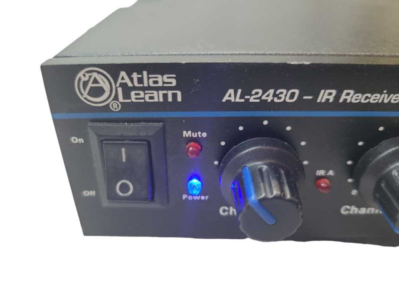 Atlas Sound Learn AL-2430 IR Infrared Receiver System Amplifier AL2430 !
