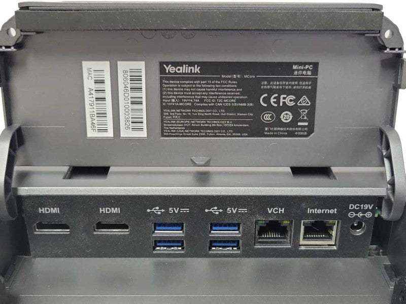Yealink Mcore Mini PC Microsoft Teams Rooms Syst, Core I5-8265U 8GB 128GB SEE _