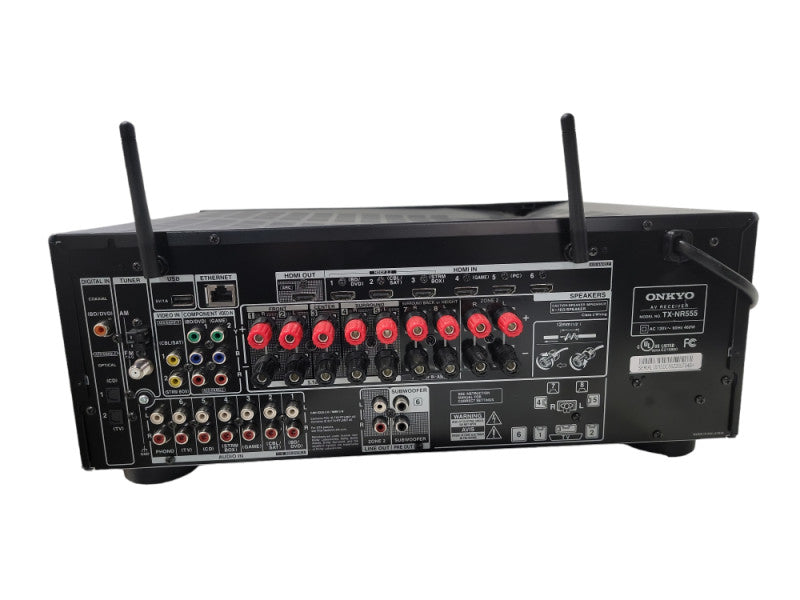 Onkyo TX-NR555 7.2 Channel Receiver Dolby Atmos, Wi-Fi, Bluetooth, Apple Play