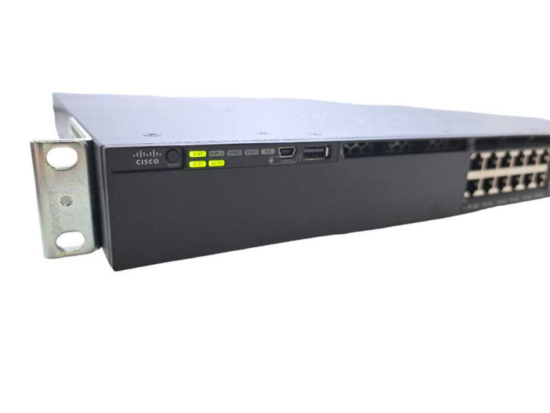 Cisco WS-C3650-24PS-E | 24-Port Gigabit PoE+ Switch | 4x SFP, 1x 640W PSU