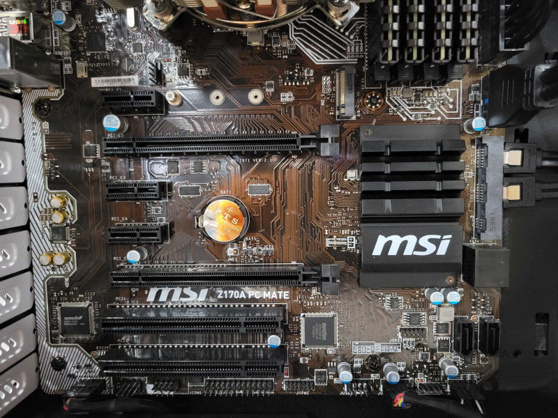 Custom/MSI Tower PC, Core I7-6700 3.4GHz, 32GB DDR4, 550W PSU, 8x 3.5\\" Trays _