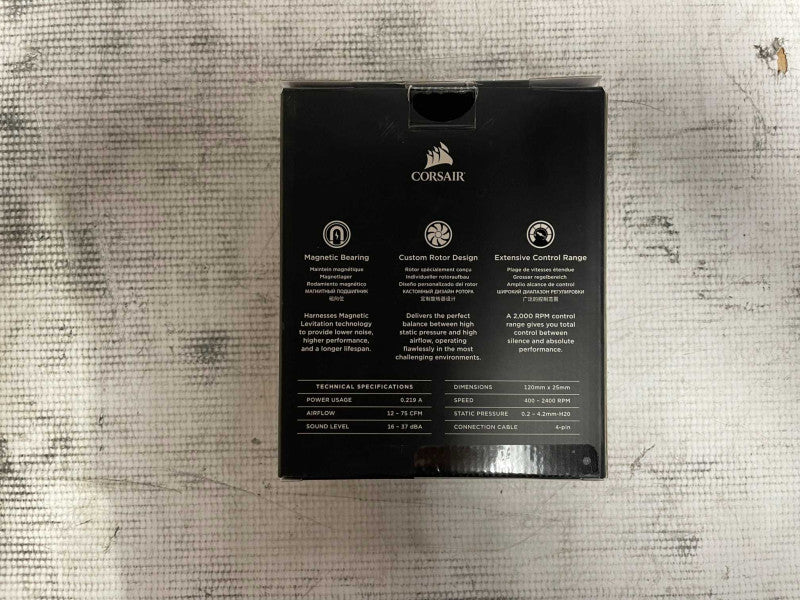 *New Open Box* Corsair ML120 Case Fan 120mm Magnetic Levitation Fan x2