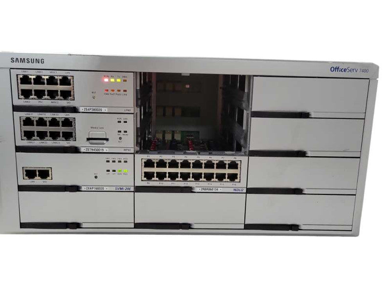 Samsung OfficeServ 7400 with 1x LP40 1x MP40, 1x 16DLI2, 1x SVMi-20E, READ _