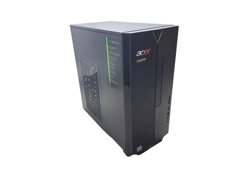 Acer Aspire TC-885 Tower, i5-8400 @2.80GHz 6C, 12GB DDR4, 128GB SSD + 1TB HDD