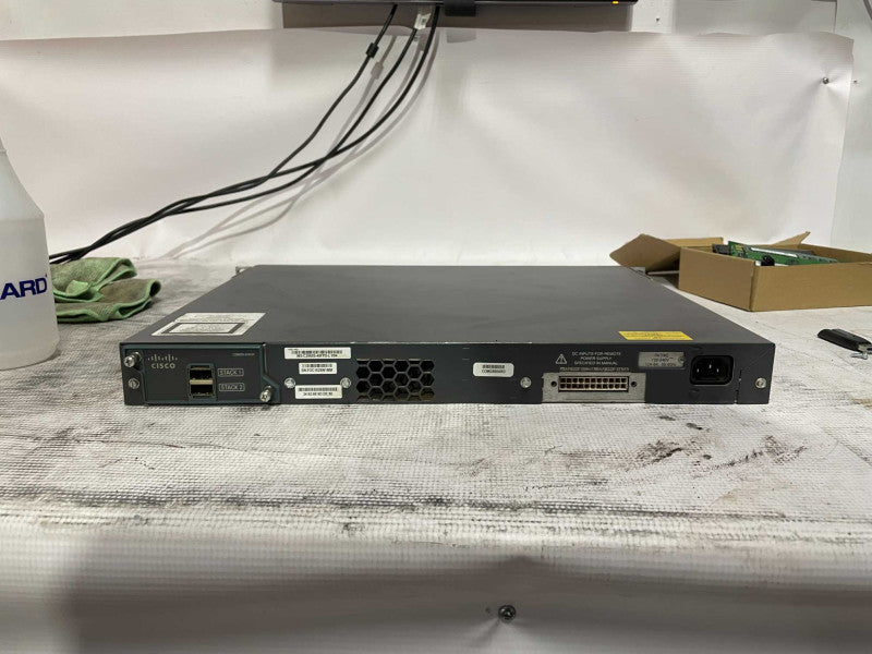 Cisco WS-C2960S-48FPS-L 48-Port PoE Gigabit Managed Switch w/ C2960S-STACK