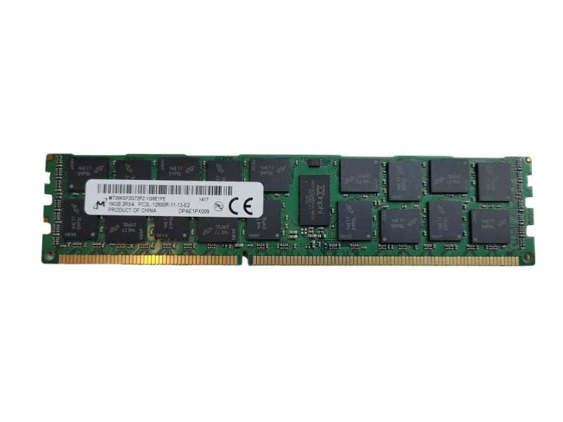 Micron 16GB 2Rx4 PC3L-12800R-11-13-E2 Server Ram Q!
