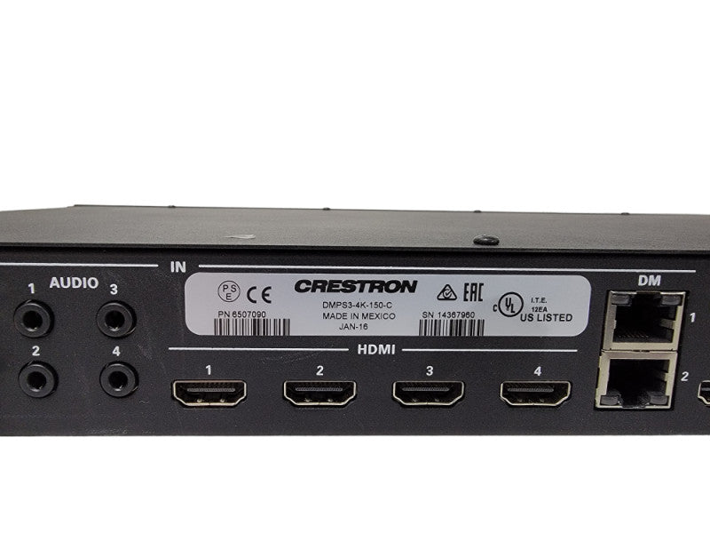 Crestron DMPS3-4k-150 C 3 Series 4K Digital Media Presentation System