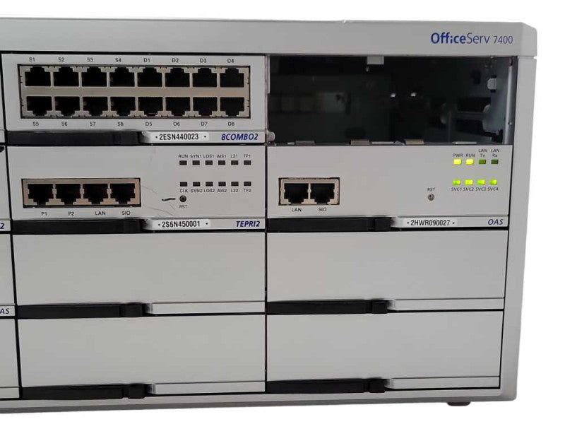 Samsung OfficeServ 7400 with cards, see detail   _