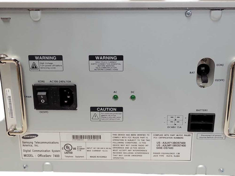 Samsung OfficeServ 7400 with cards, see detail   _