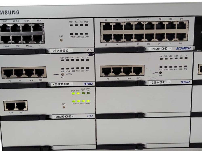 Samsung OfficeServ 7400 with cards, see detail   _