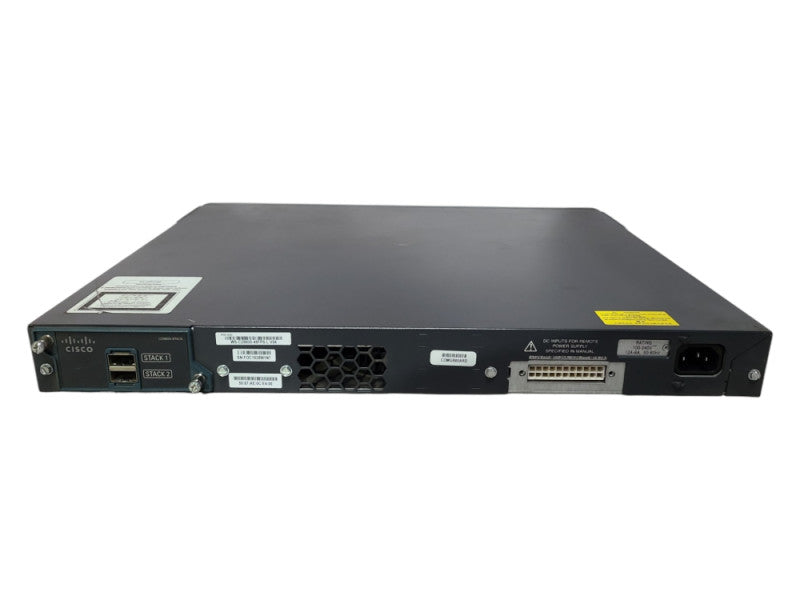 Cisco WS-C2960S-48FPS-L 48-Port PoE Gigabit Managed Switch w/ C2960S-STACK