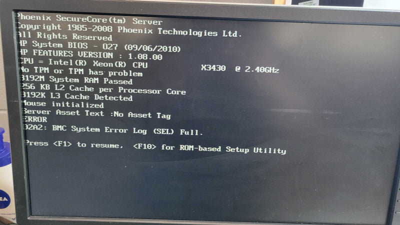 HP ProLiant ML110 G6 - Xeon X3430 | 8GB | p110i Raid %