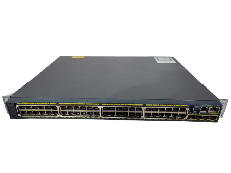 Cisco WS-C2960S-48LPS-L, 48-Port Gigabit PoE+ Managed Switch w/ Stack !