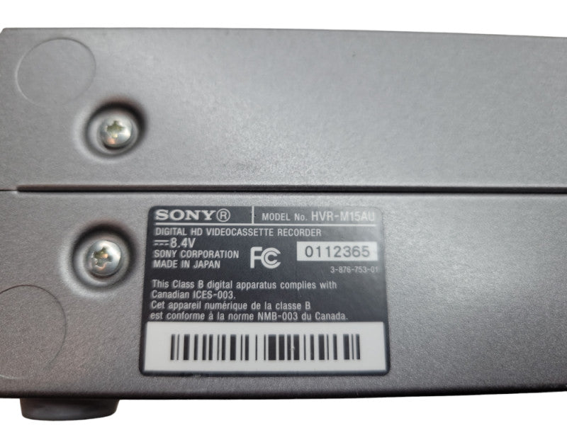 Sony HVR-M15AU Digital HD Videocassette Recorder (READ) %