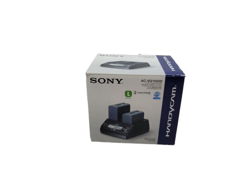 SONY AC-VQ1050 AC POWER ADAPTER Twin Charger For L-Series Batteries %