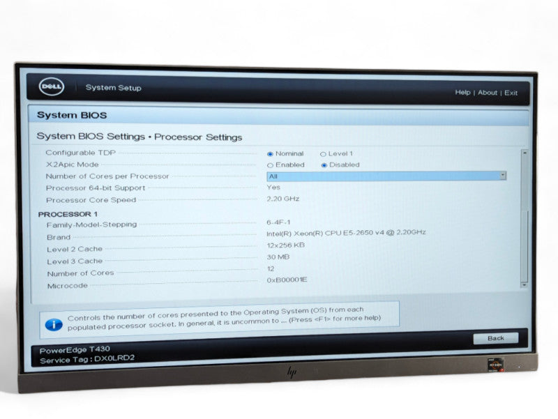 DELL PowerEdge T430 Intel Xeon E5-2650 v4 @ 2.20Ghz, 16GB RAM  -