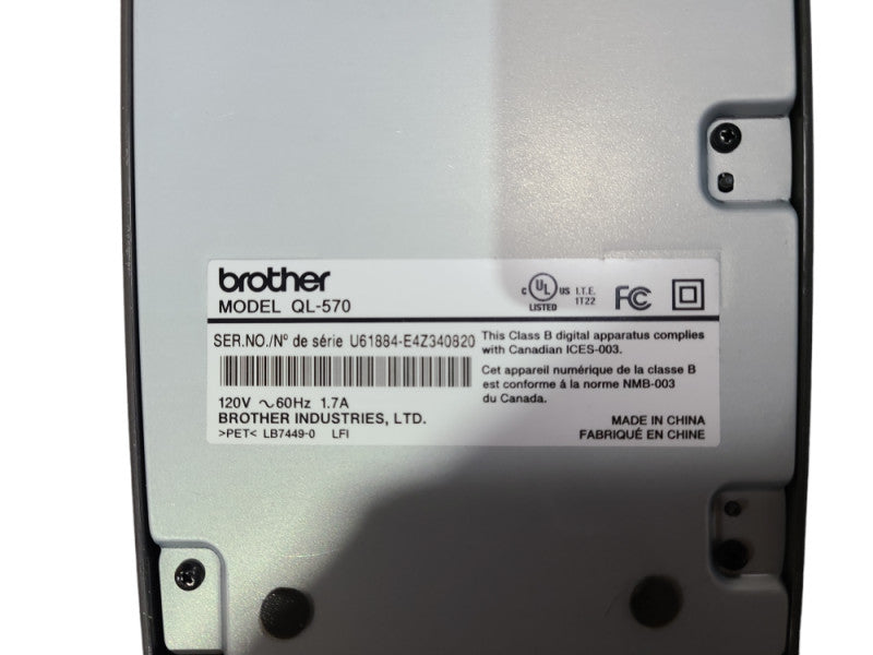 Brother QL-570 Professional High Thermal Label Printer