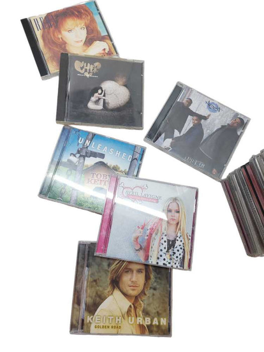 Bundle of 58 CDs In The Cases mixed Music , 1980s ,1990s ,2000s Variuos Music =